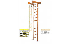 Шведская стенка Kampfer Little Sport Ceiling (№2 Ореховый Высота 3 м) Шведская стенка Kampfer Little Sport Ceiling (№2 Ореховый Высота 3 м)